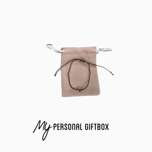 Heart Bracelet & Pink Pouch - My Personal Giftbox