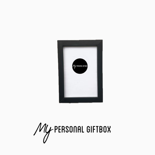 6x4 Black Frame & Text Print - My Personal Giftbox