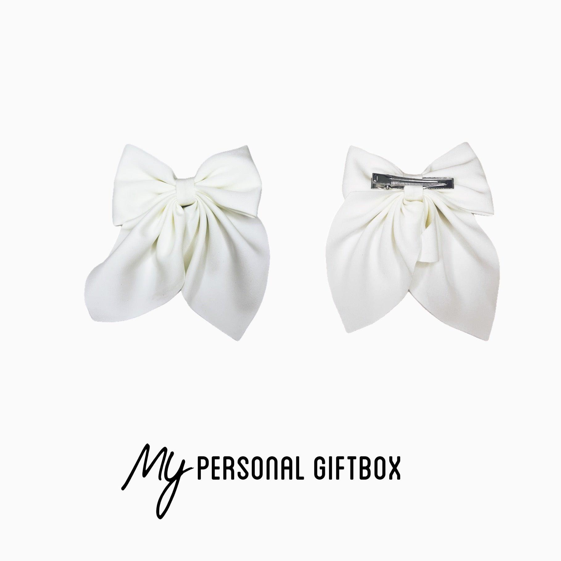 White Hair Bow - My Personal Giftbox